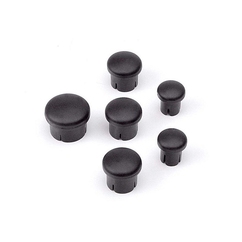 PLASTIC CAP FOR HANDLE ( SET -  3+2+1) BLACK - 195000 - HUDY