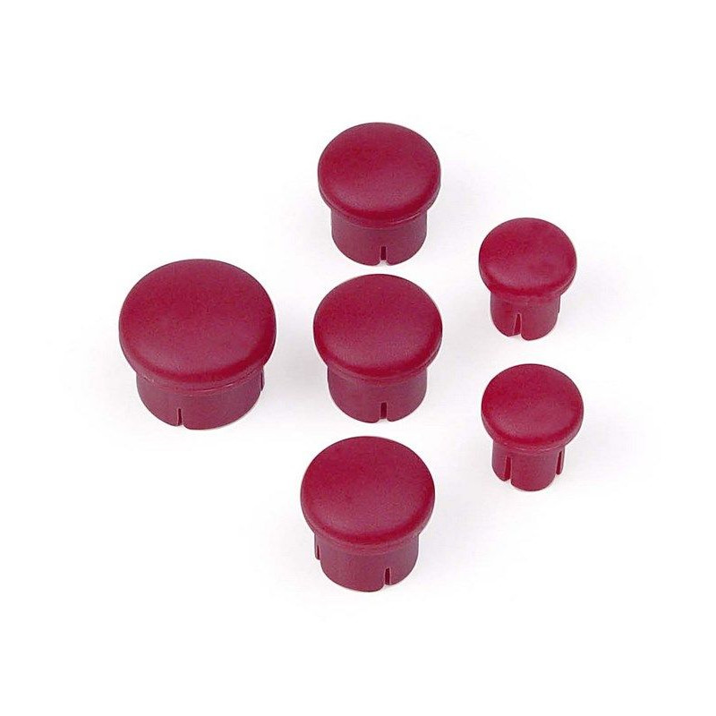 PLASTIC CAP FOR HANDLE ( SET -  3+2+1) PURPLE - 195040 - HUDY