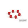 CAP FOR 14MM HANDLE - RED (6) - 195054-R - HUDY