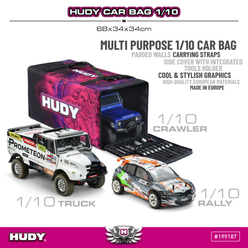 HUDY CAR BAG - 1/10 CRAWLER - HUDY - 199187