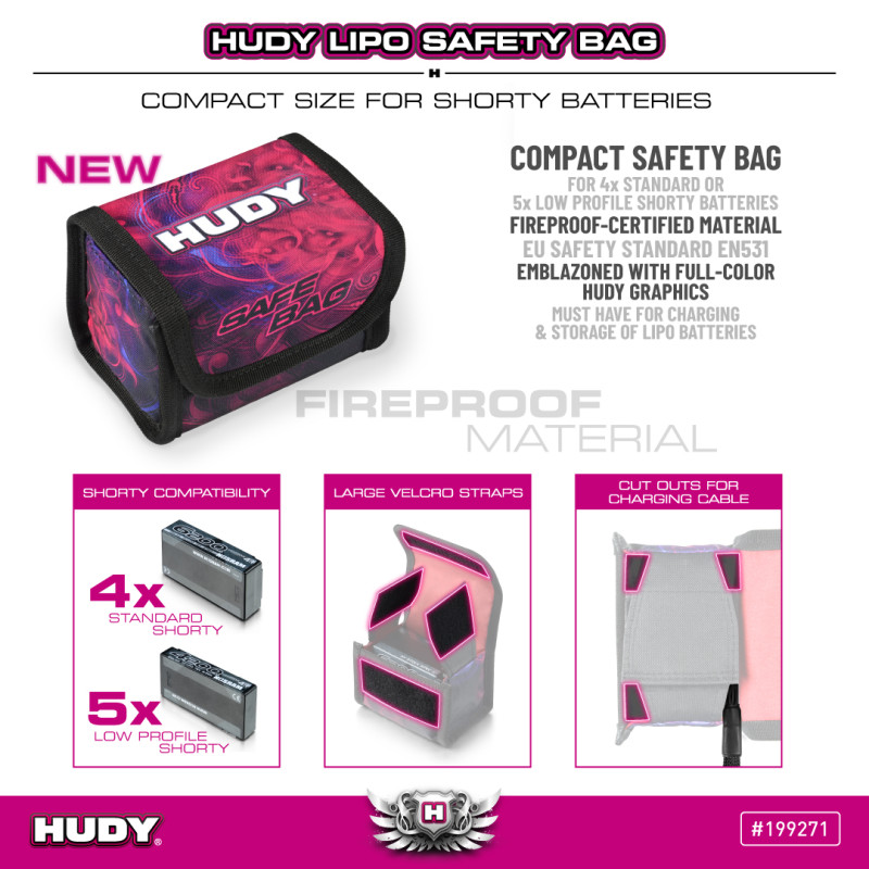 HUDY LIPO SAFETY BAG - COMPACT - HUDY - 199271