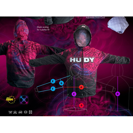 HUDY HIGH-PERFORMANCE WINDBREAKER (XXXXL) - HUDY - 286000XXXXL