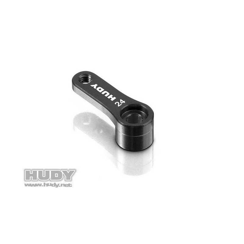 ALU SERVO HORN - HITEC - OFFSET 1-HOLE M3 - 24T - 293492 - HUDY