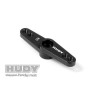 ALU THROTTLE SERVO HORN - HITEC - OFFSET 2-HOLE M3  - 24T - 293495 - 