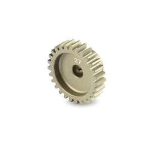 ALU ULTRA-LIGHT PINION GEAR - HARD COATED -  27T / 48 - HUDY - 294027