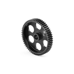 ALU ULTRA-LIGHT PINION GEAR - HARD COATED -  57T / 64 - HUDY - 294157