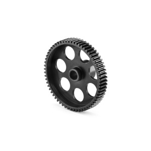 ALU ULTRA-LIGHT PINION GEAR - HARD COATED -  62T / 64 - HUDY - 294162