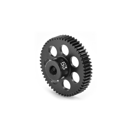 ALU ULTRA-LIGHT PINION GEAR - HARD COATED -  53T / 64 - HUDY - 294153