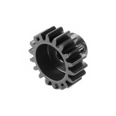 HUDY PINION GEAR - HARD STEEL - 18T (MODULE 1) - HUDY - 294318
