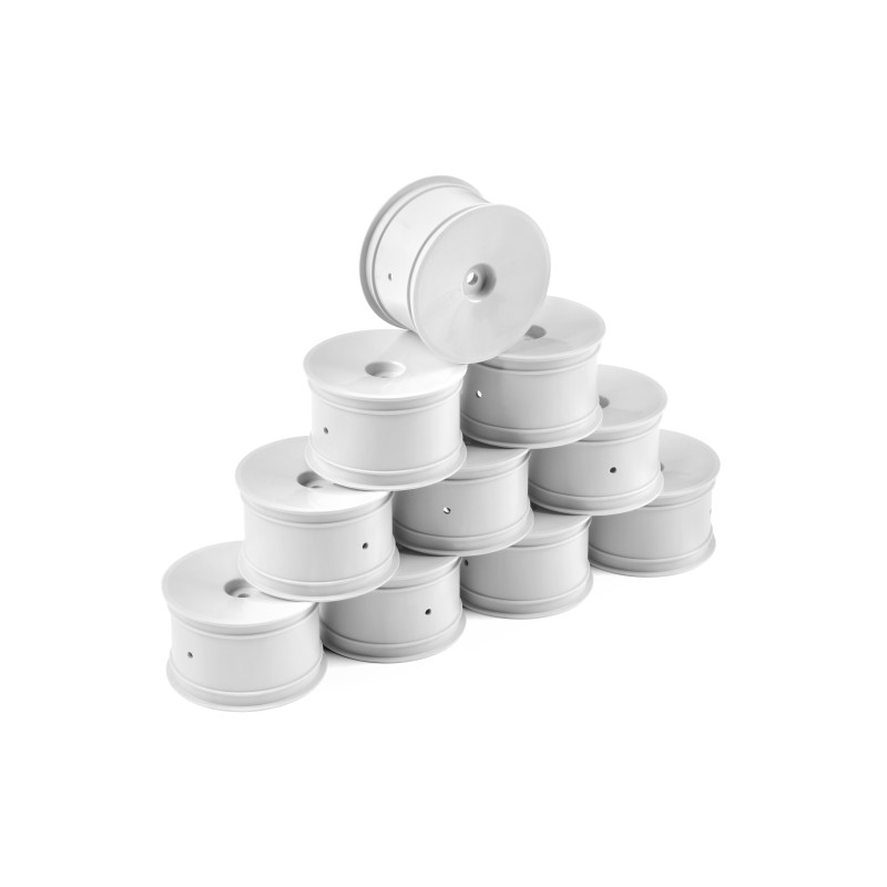 1/10 OFF-ROAD WHEEL - 2WD/4WD – REAR – WHITE (10) - HUDY - 803241