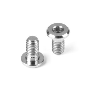 TITANIUM LOW HEAD SCREW CENTERING DIA M3x6 (10) - HUDY - 908306-T