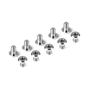 TITANIUM LOW HEAD SCREW CENTERING DIA M3x5 (10) - HUDY - 908305-T