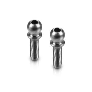 TITAN BALL STUD D 4.9 / L 10 / S 3.5 / 2mm HEX (2) - HUDY - 990010