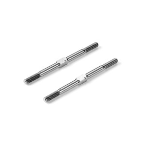 HUDY TITANIUM ADJUSTABLE TURNBUCKLE 50MM M3 L/R (2)  - HUDY - 992350