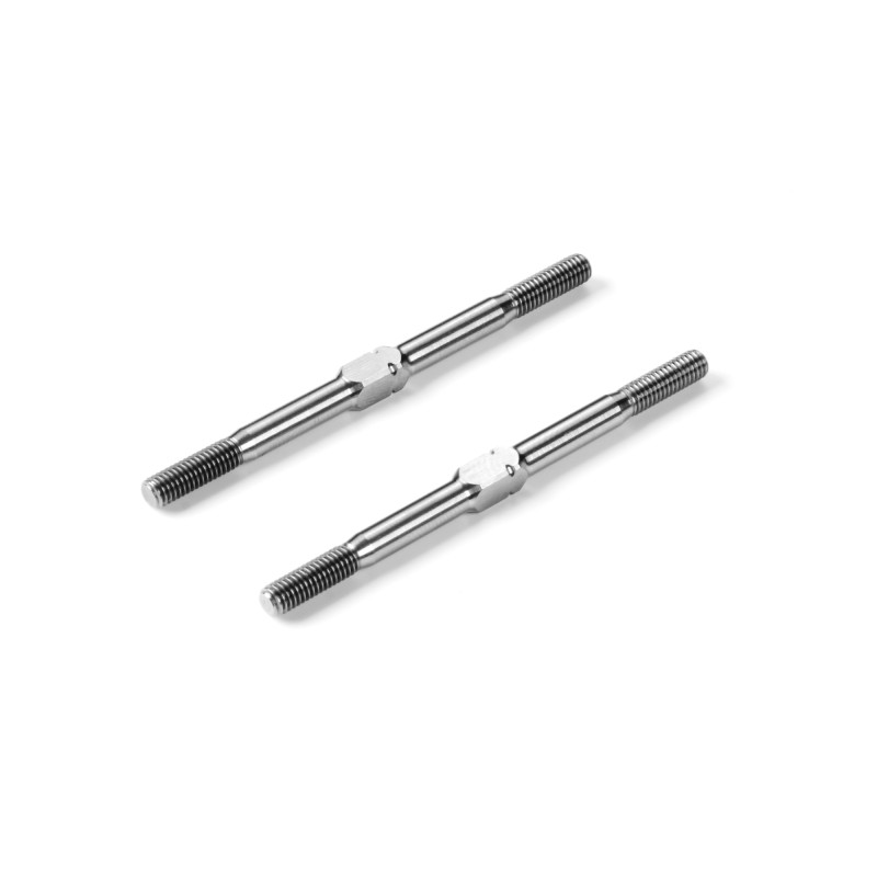 HUDY TITANIUM ADJUSTABLE TURNBUCKLE 50MM M3 L/R (2)  - HUDY - 992350